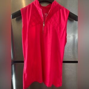 Tail women’s golf tank hot coral/pink size small